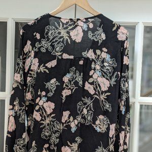Mossimo target brand size L floral top